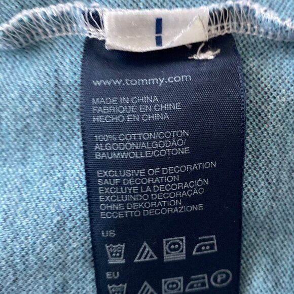 TOMMY HILFIGER Men's Regular Classic Fit Polo Golf Shirt 100% Cotton Size XL - Picture 5 of 5